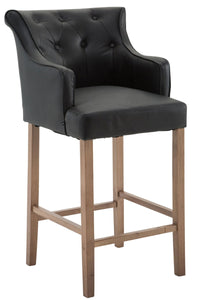 CLP Barhocker Lykso Echtleder Antik-hell – Produktabbildung 10