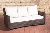 CLP 3er Sofa San Fernando Cremeweiß