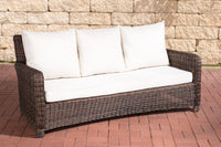 CLP 3er Sofa San Fernando Cremeweiß