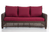 CLP 3er Sofa San Fernando Rubinrot – Produktabbildung 2