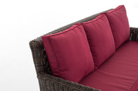 CLP 3er Sofa San Fernando Rubinrot – Produktabbildung 3