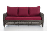 CLP 3er Sofa San Fernando Rubinrot – Produktabbildung 9