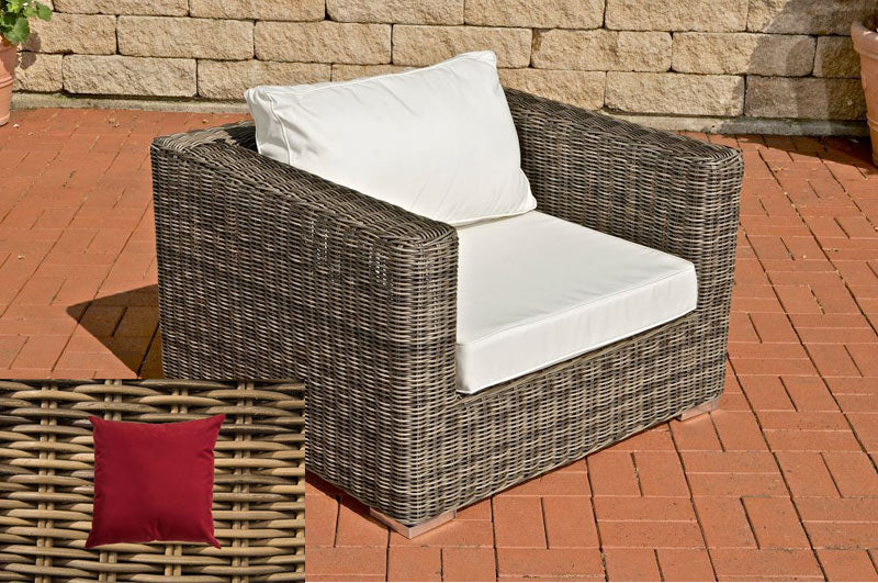 CLP Sessel Barcelona Rubinrot 5mm – Produktabbildung 3