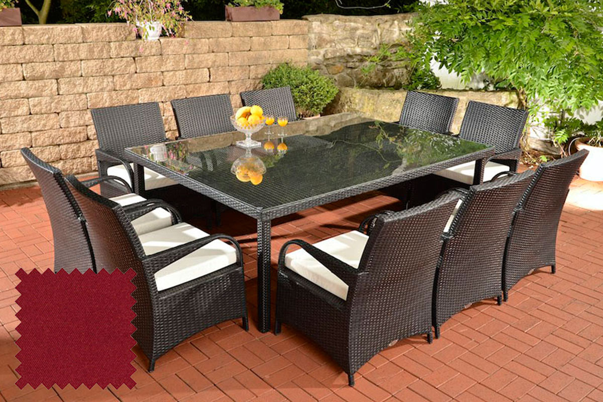 CLP Sitzgruppe Pizzo Rubinrot – Produktabbildung 2