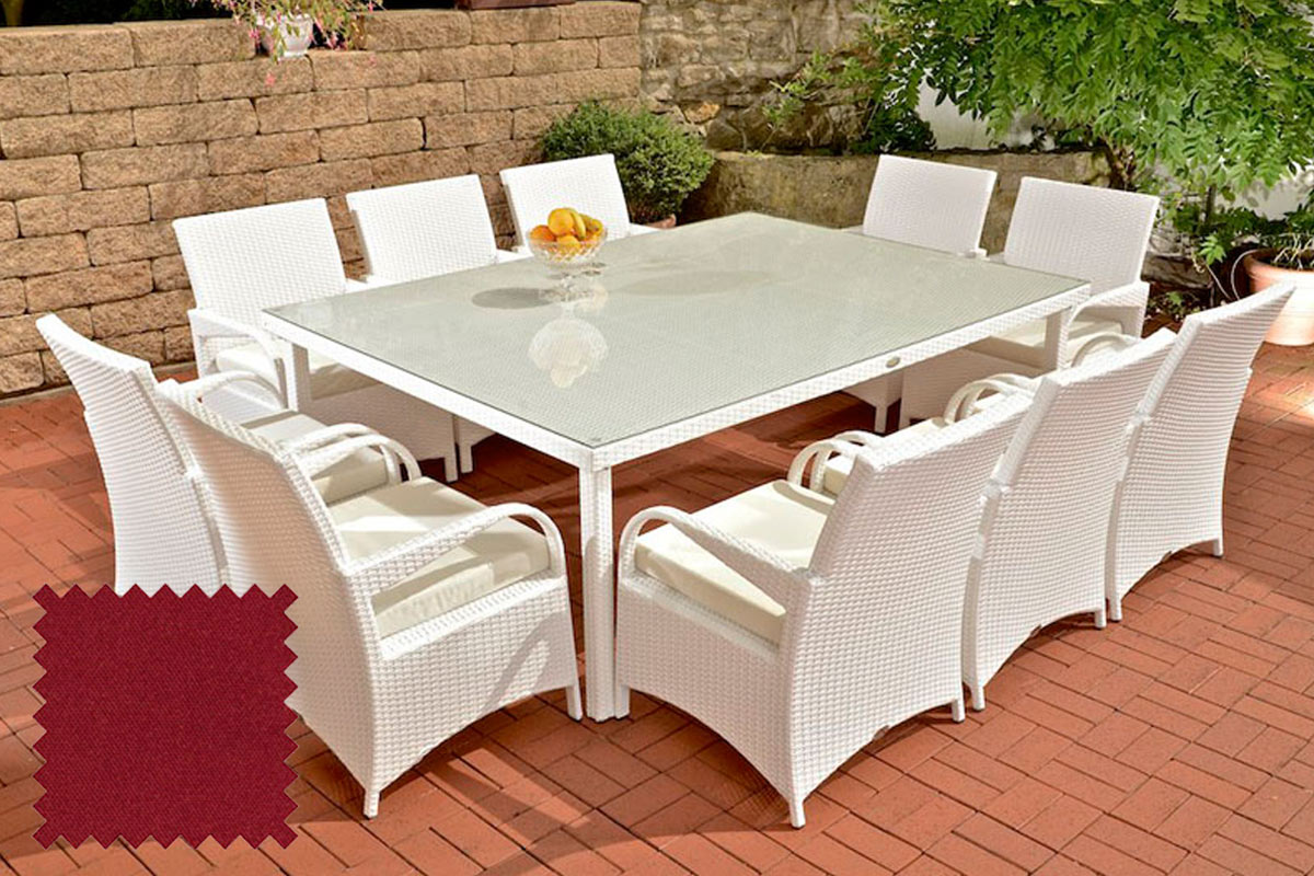 CLP Sitzgruppe Pizzo Rubinrot – Produktabbildung 3
