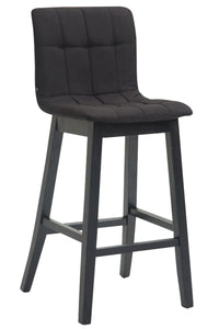 CLP Barhocker Bregenz Stoff Schwarz