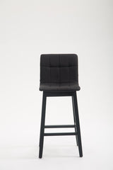 CLP Barhocker Bregenz Stoff Schwarz – Produktabbildung 2