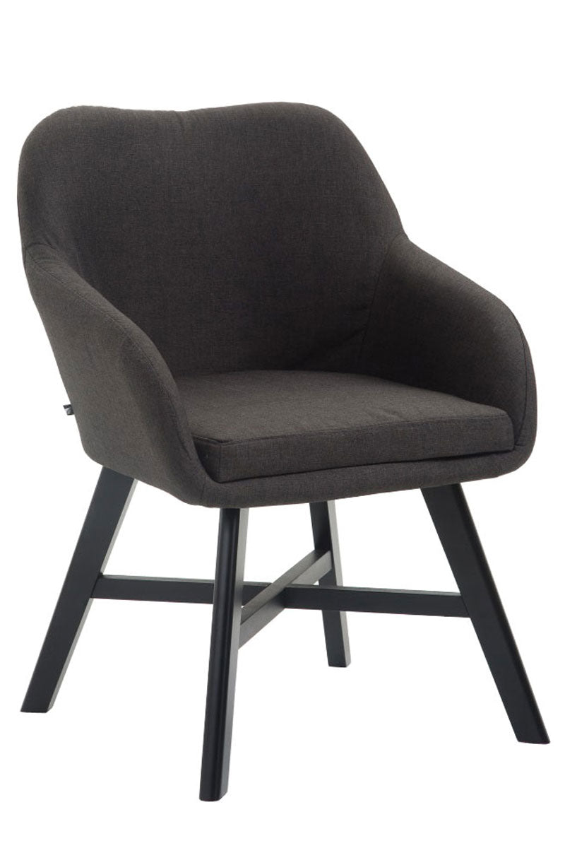 CLP Besucherstuhl Kepler Stoff Schwarz – Produktabbildung 7