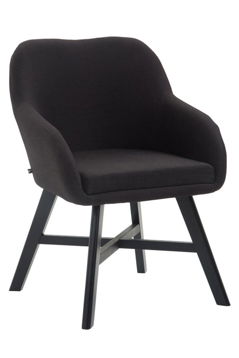 CLP Besucherstuhl Kepler Stoff Schwarz – Produktabbildung 10