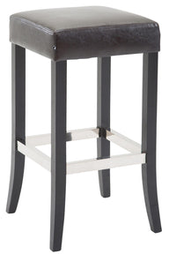 Barhocker Venta Kunstleder Schwarz