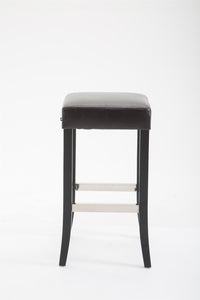 Barhocker Venta Kunstleder Schwarz