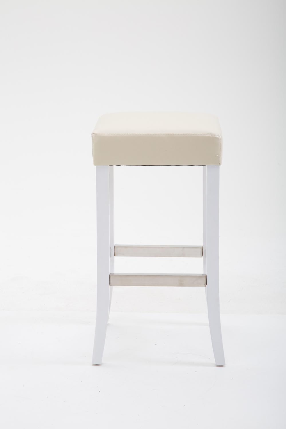 CLP Barhocker Venta Kunstleder Weiß – Produktabbildung 4