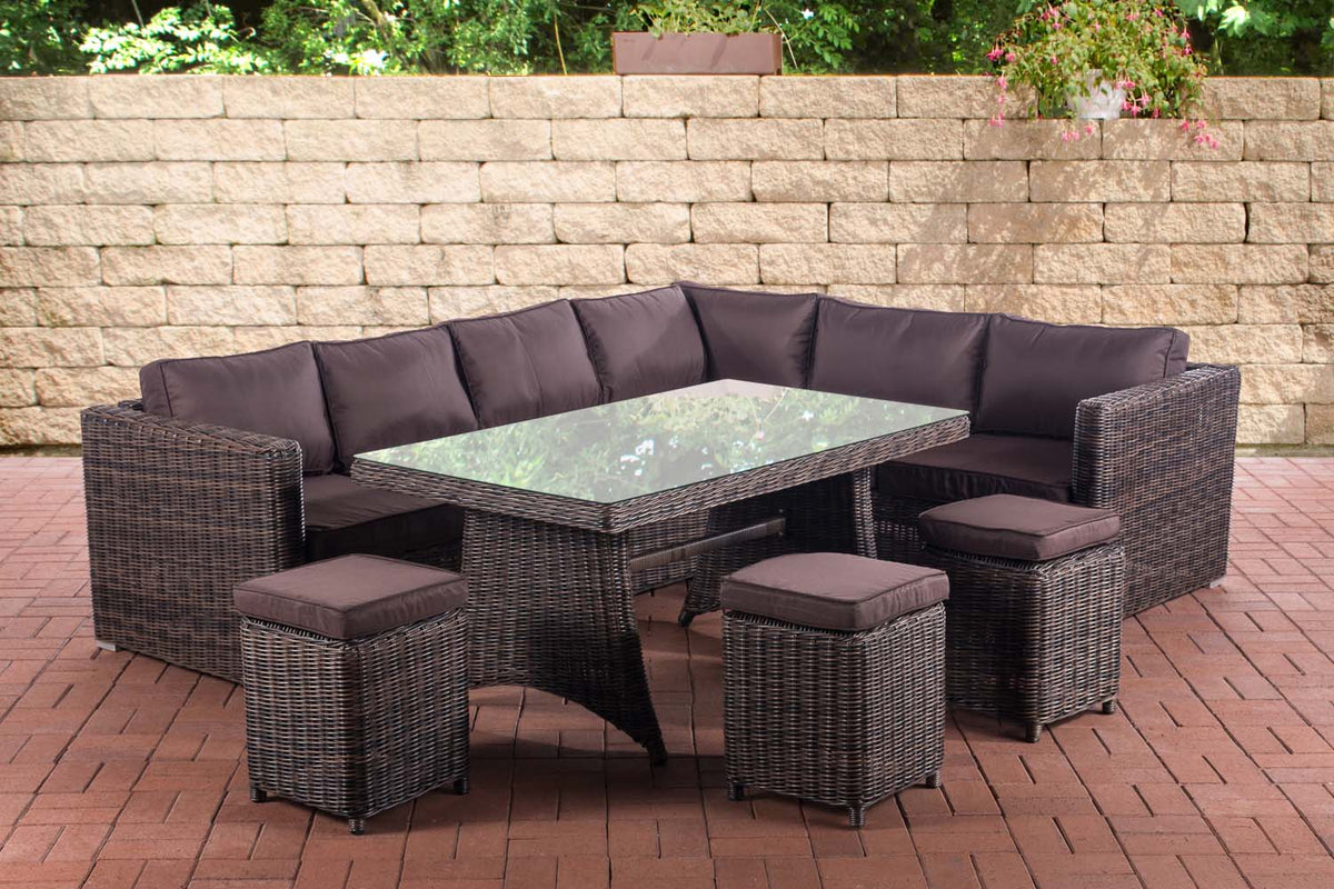 CLP Sitzgruppe Siena 5mm Terrabraun