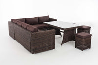 CLP Sitzgruppe Siena 5mm Terrabraun – Produktabbildung 3