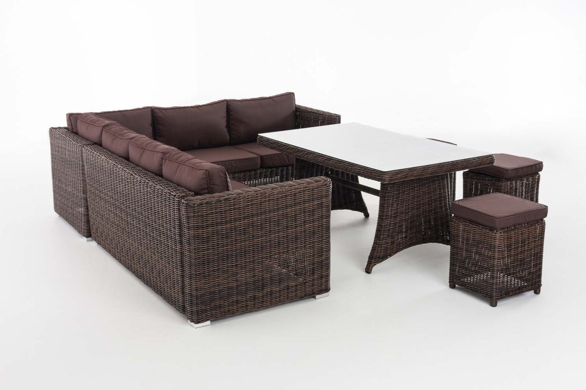 CLP Sitzgruppe Siena 5mm Terrabraun – Produktabbildung 3