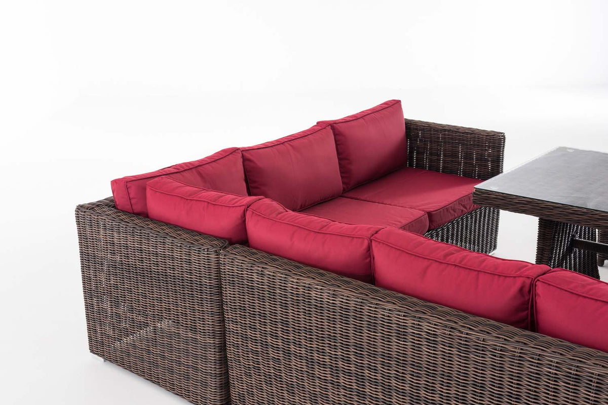 CLP Sitzgruppe Siena 5mm Rubinrot – Produktabbildung 4