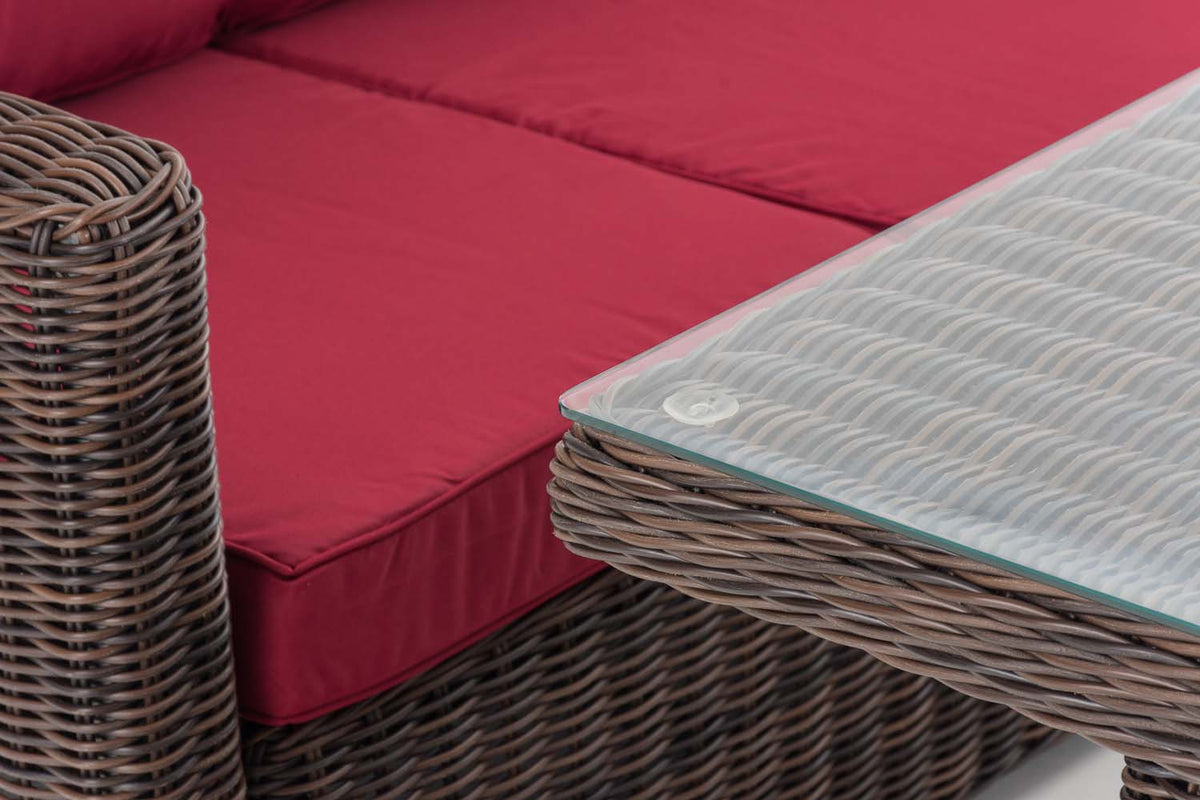 CLP Sitzgruppe Siena 5mm Rubinrot – Produktabbildung 7