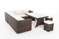 CLP Sitzgruppe Siena 5mm Cremeweiß – Produktabbildung 3