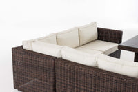 CLP Sitzgruppe Siena 5mm Cremeweiß – Produktabbildung 4