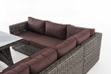CLP Sitzgruppe Sorano 5mm Terrabraun – Produktabbildung 4