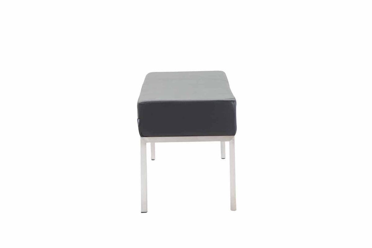 CLP 3er Sitzbank Newton Kunstleder edelstahl – Produktabbildung 6