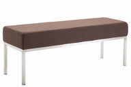 CLP 3er Sitzbank Newton Stoff edelstahl