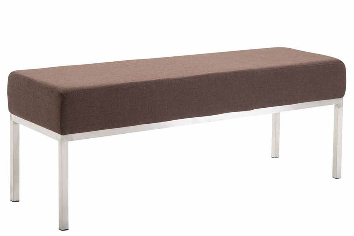 CLP 3er Sitzbank Newton Stoff edelstahl