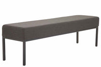 CLP 4er Sitzbank Newton Stoff schwarz – Produktabbildung 7