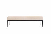 CLP 4er Sitzbank Newton Stoff schwarz – Produktabbildung 5