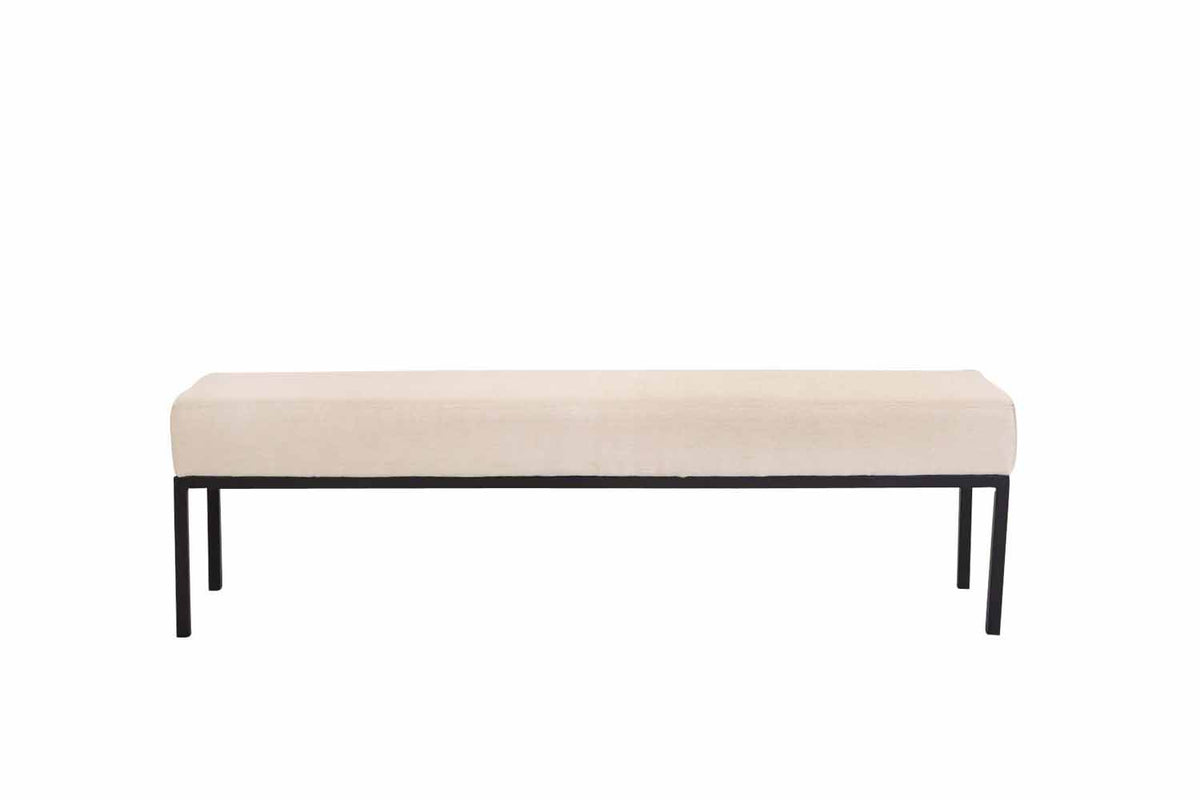 CLP 4er Sitzbank Newton Stoff schwarz – Produktabbildung 5