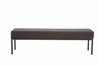 CLP 4er Sitzbank Newton Stoff schwarz – Produktabbildung 8