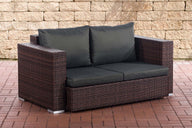 CLP 2er Sofa Provence / Sunset Anthrazit
