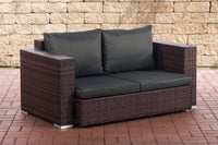 CLP 2er Sofa Provence / Sunset Anthrazit