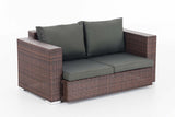 CLP 2er Sofa Provence / Sunset Anthrazit – Produktabbildung 2