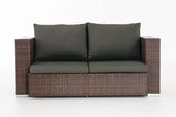CLP 2er Sofa Provence / Sunset Anthrazit – Produktabbildung 3