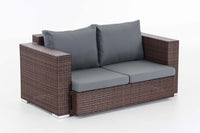 CLP 2er Sofa Provence / Sunset Eisengrau – Produktabbildung 2