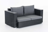 CLP 2er Sofa Provence / Sunset Eisengrau – Produktabbildung 9