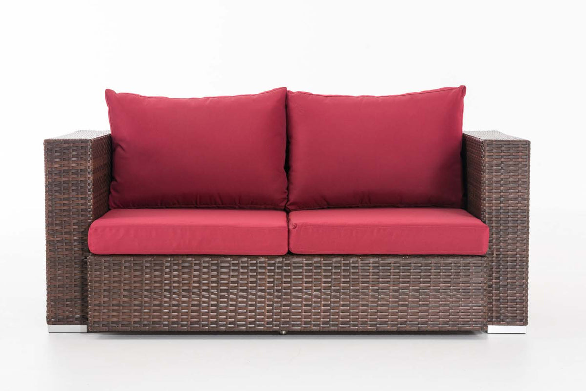 CLP 2er Sofa Provence / Sunset Rubinrot – Produktabbildung 3