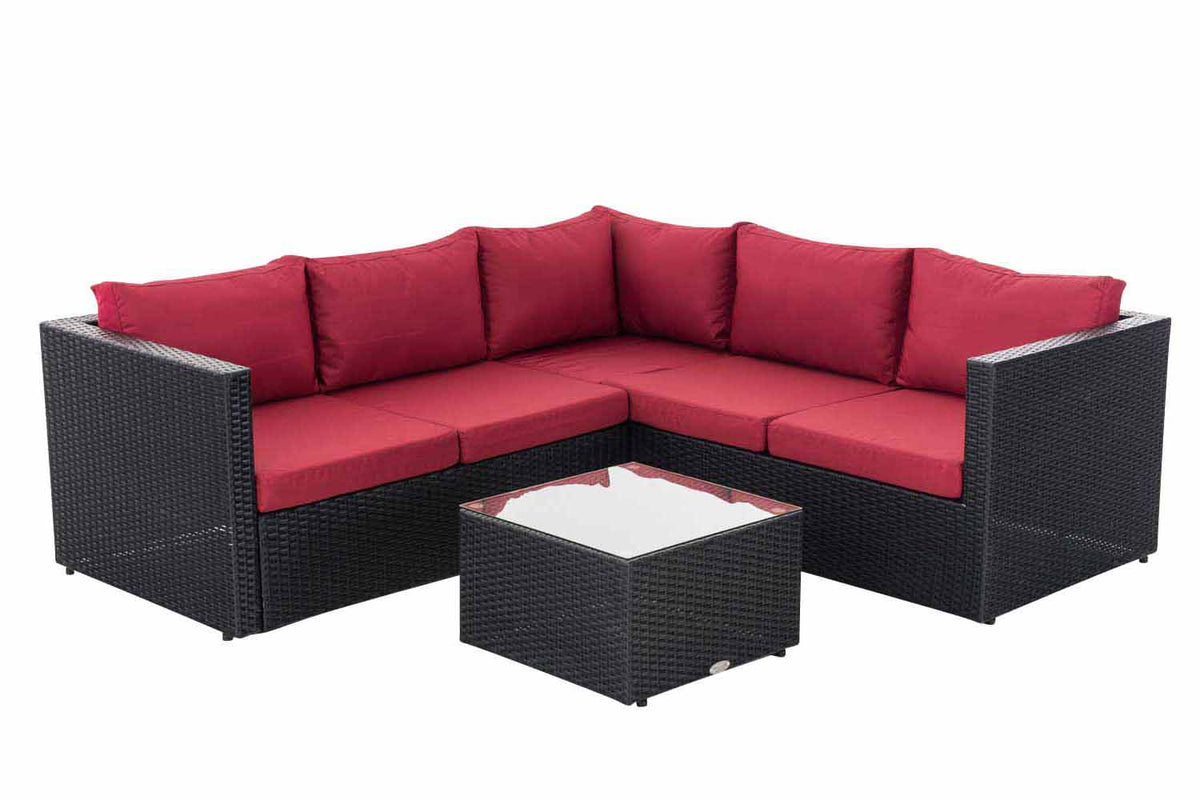 CLP Ecksofa-Garnitur Liberi Rubinrot – Produktabbildung 10