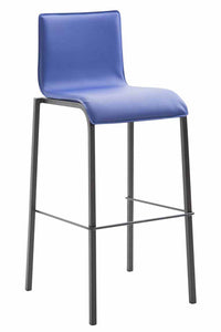 CLP Barhocker Kado Kunstleder Square Flach schwarz
