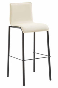 CLP Barhocker Kado Kunstleder Square Flach schwarz – Produktabbildung 7