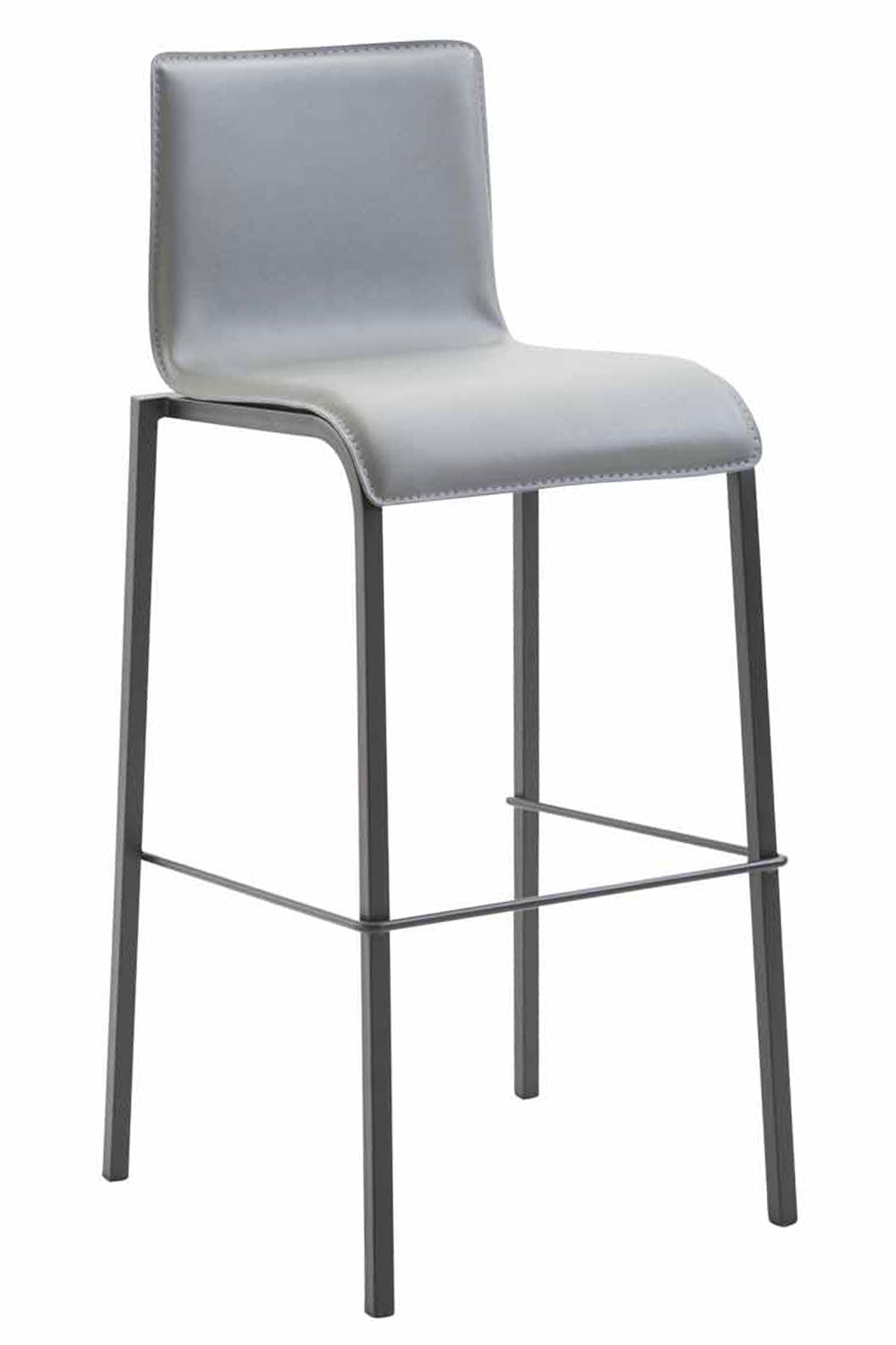 CLP Barhocker Kado Kunstleder Square Flach schwarz – Produktabbildung 10