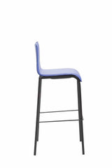 CLP Barhocker Kado Kunstleder Square Flach schwarz – Produktabbildung 3