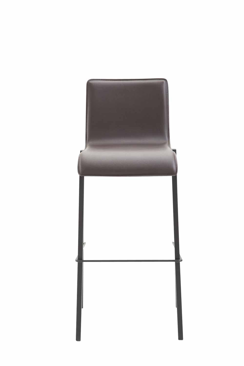 CLP Barhocker Kado Kunstleder Square Flach schwarz – Produktabbildung 5