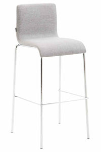 CLP Barhocker Kado Stoff Rund Flach chrom – Produktabbildung 10