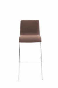 CLP Barhocker Kado Stoff Rund Flach chrom – Produktabbildung 2
