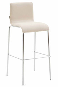 CLP Barhocker Kado Stoff Rund Flach chrom – Produktabbildung 4