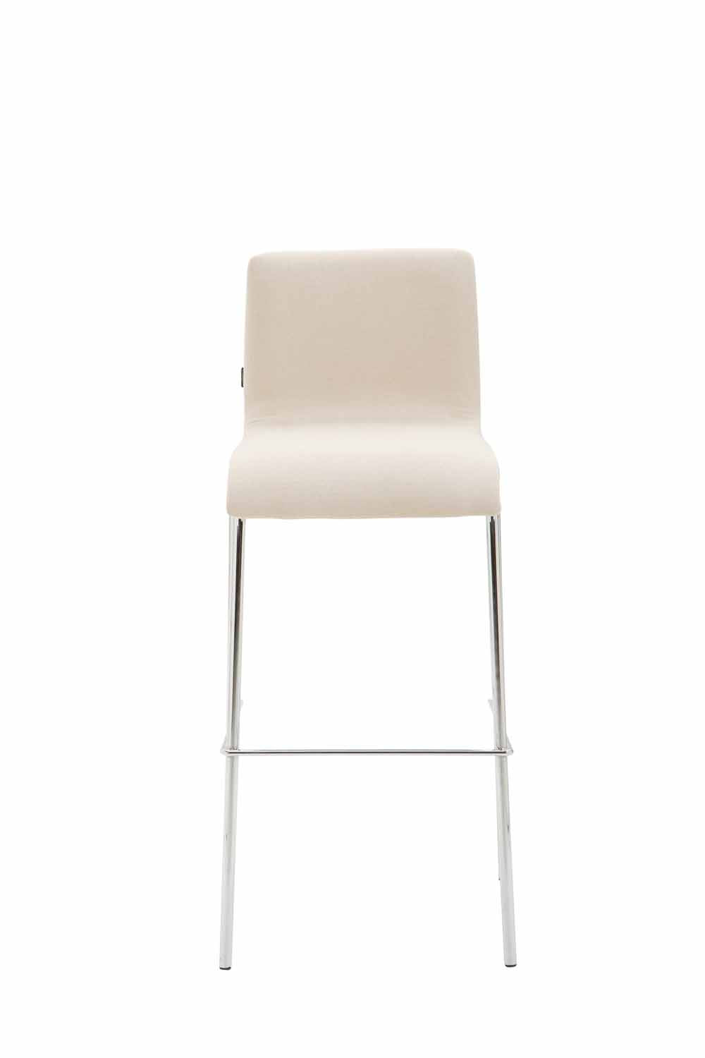 CLP Barhocker Kado Stoff Rund Flach chrom – Produktabbildung 5