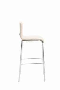 CLP Barhocker Kado Stoff Rund Flach chrom – Produktabbildung 6