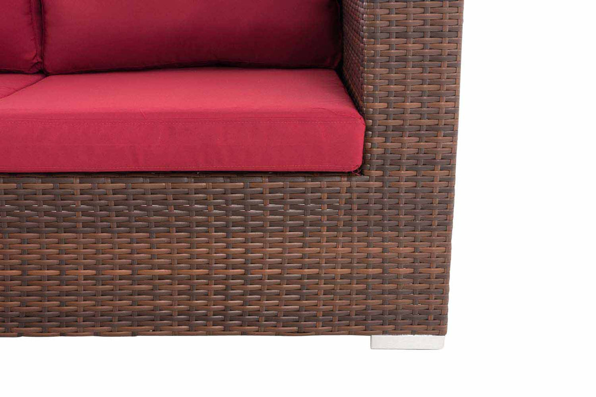 CLP 3er Sofa Casablanca rubinrot – Produktabbildung 6